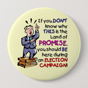 This is the Land of Promise 10 Cm Round Badge