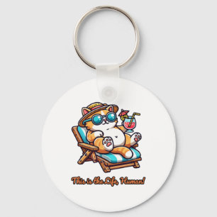 This Is The Life Key Ring