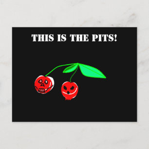 THIS IS THE PITS Postcard