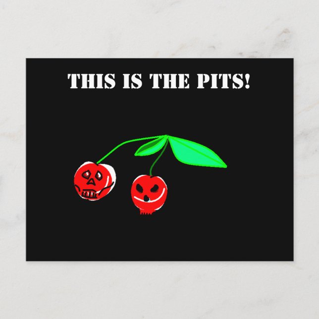 THIS IS THE PITS Postcard (Front)