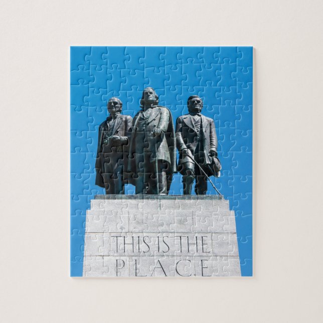 "This is the Place" Monument - Utah Jigsaw Puzzle (Vertical)