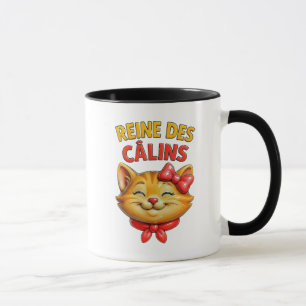 This is the queen of the hugs mug