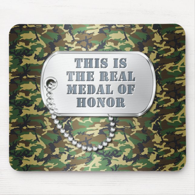 This is the REAL Medal of Honour Mouse Mat (Front)