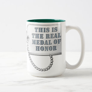 This is the REAL Medal of Honour Two-Tone Coffee Mug