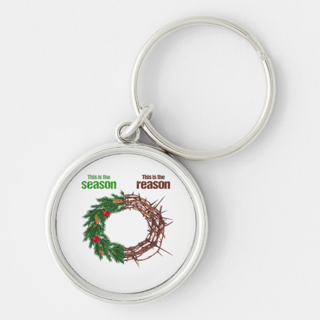 This Is The Season This Is The Christian Christmas Key Ring (Front)