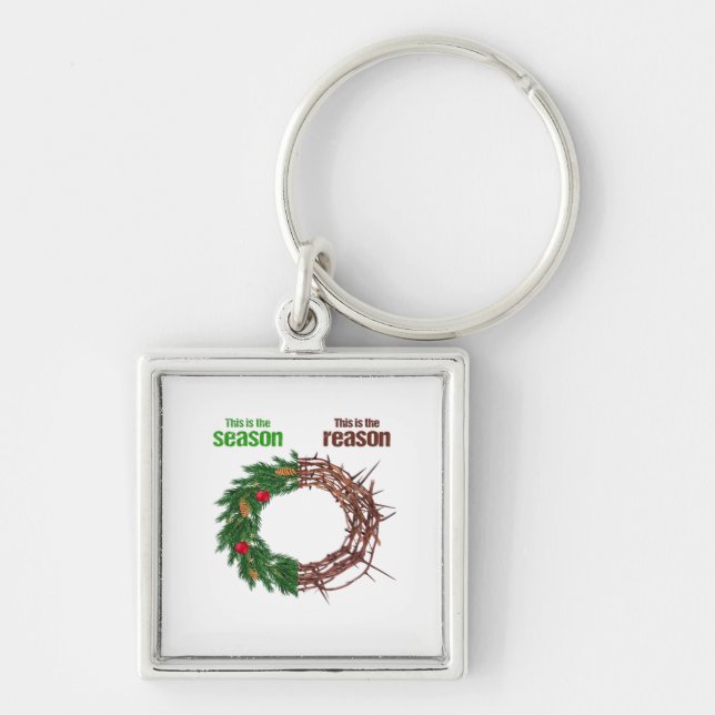 This Is The Season This Is The Christian Christmas Key Ring (Front)