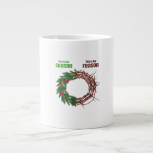 This Is The Season This Is The Christian Christmas Large Coffee Mug