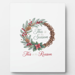 This Is The Season This Is The Christian Christmas Plaque