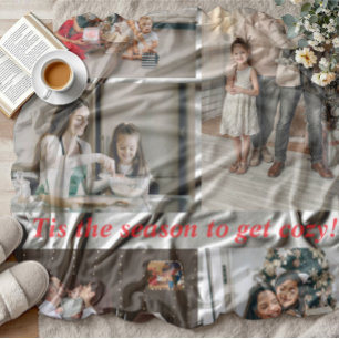 This is the season to get cosy Christmas family  Fleece Blanket