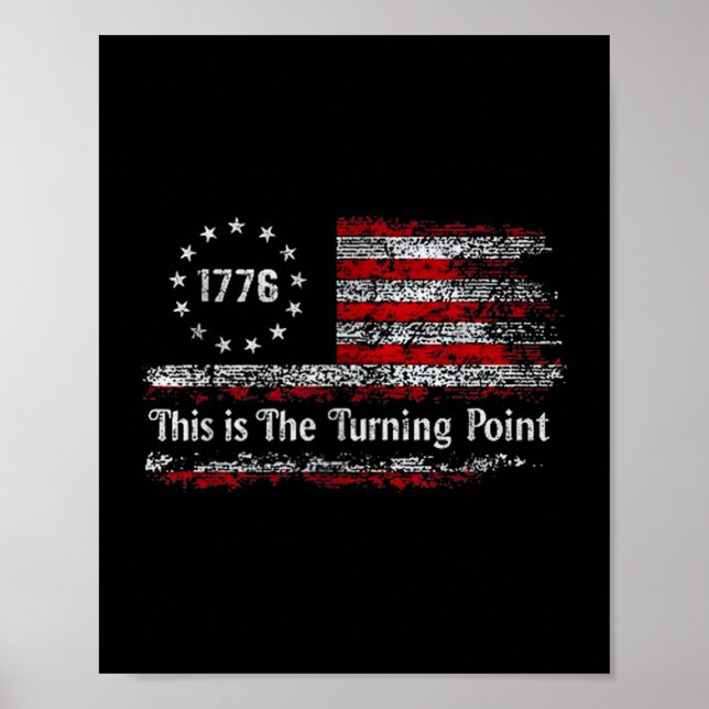 This Is The Turning Int American Dom Usa Flag  Poster (Front)