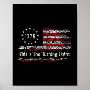 This Is The Turning Int American Dom Usa Flag Poster