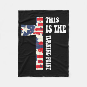 This Is The Turning Int Christian Design Fleece Blanket