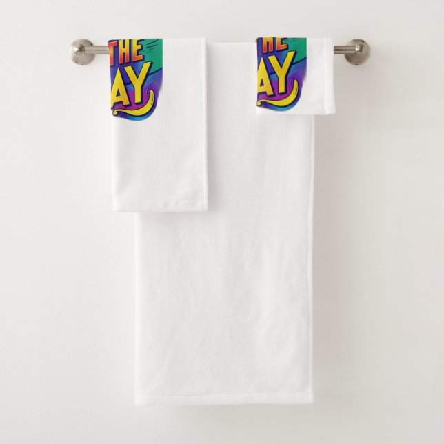 This is the Way Bath Towel Set (Insitu)