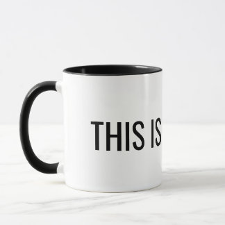 "This is the way" coffee mug