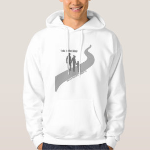This is the way hoodie - family in grey