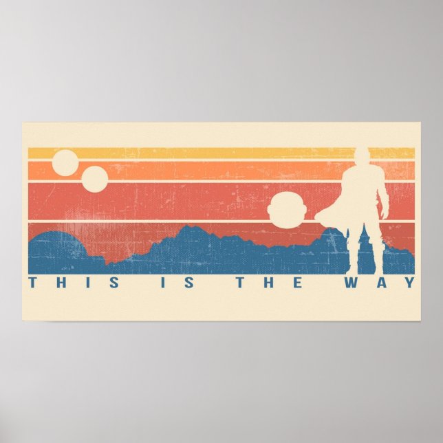 This is the Way Retro Poster (Front)