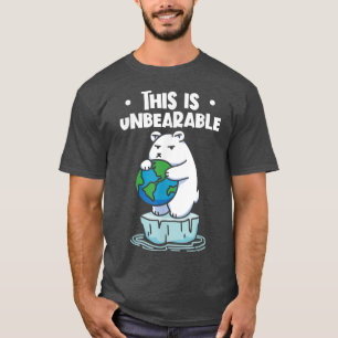 This Is Unbearable Polar Bear Climate Change 1948 T-Shirt