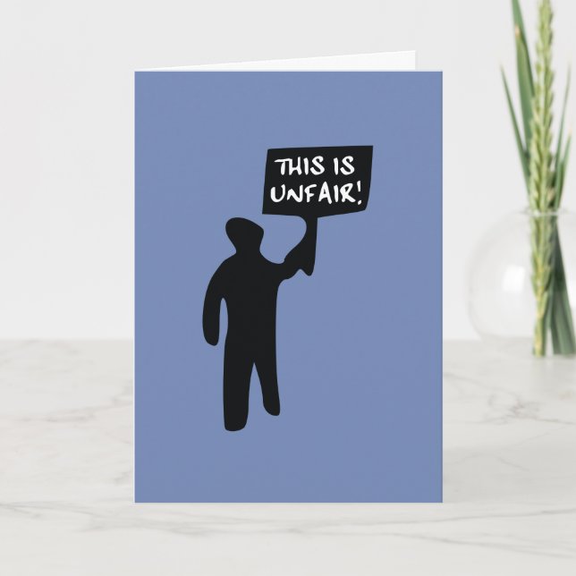This is Unfair empathy card (Front)