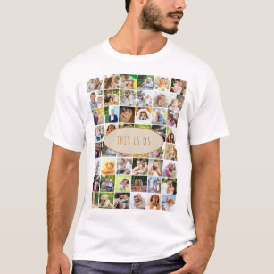 This is Us 40 Photo Collage Family Reunion T-Shirt