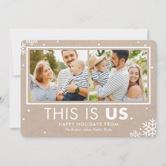 This Is Us Holiday Photo Cards (Front)