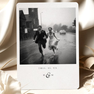 "This Is Us" Photo Thank You Card