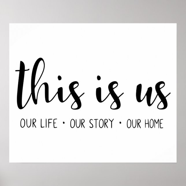 This Is Us Poster (Front)