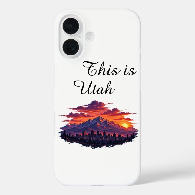 This is Utah Phone Case (Back)