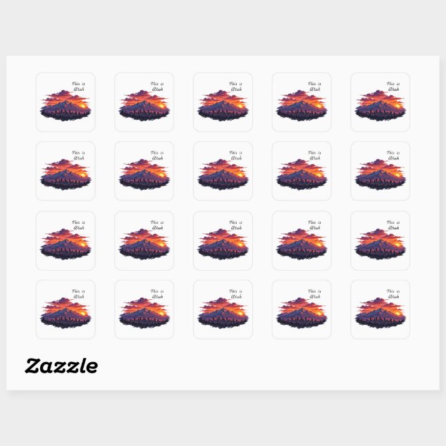 This is Utah Stickers (Sheet)