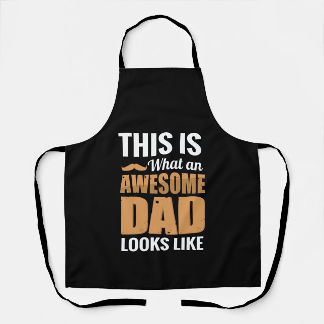 This is was an awesome dad apron (Front)