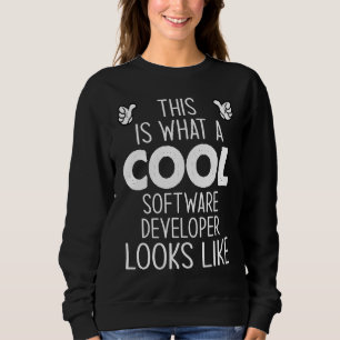 This Is What A Cool Software Developer Looks Like Sweatshirt