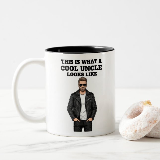 This Is What a Cool Uncle Looks Like Mug (With Donut)
