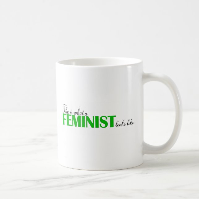 This Is What A Feminist Looks Like Coffee Mug (Right)