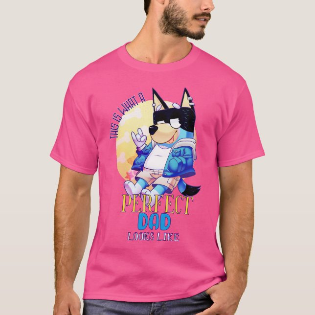 THIS IS WHAT A PERFECT DAD LOOKS LIKE T-Shirt (Front)