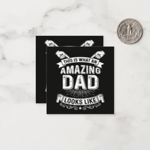 This Is What An Amazing Dad Looks Like Card