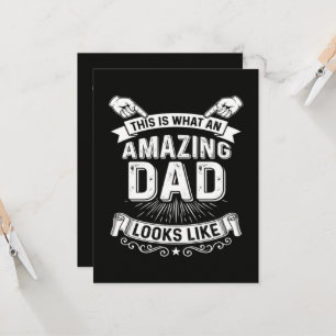 This Is What An Amazing Dad Looks Like Invitation