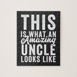 This is What an Amazing Uncle Looks Like Jigsaw Puzzle