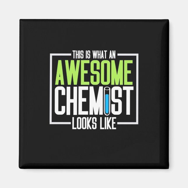 This Is What An Awesome Chemist Looks Like Magnet (Front)