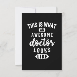 This Is What An Awesome Doctor Looks Like Card