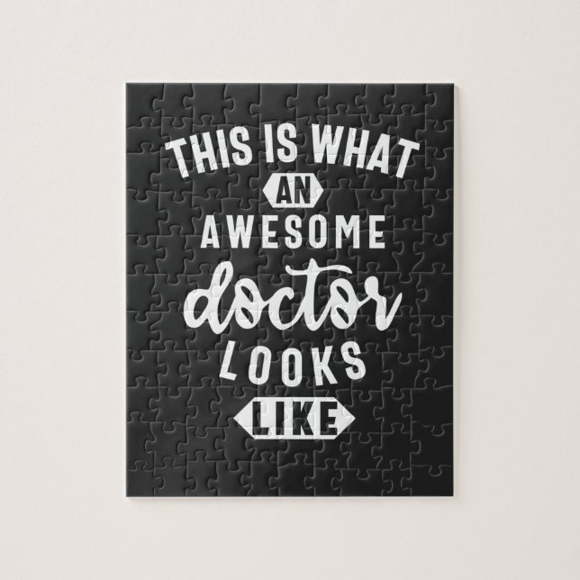 This Is What An Awesome Doctor Looks Like Jigsaw Puzzle (Vertical)