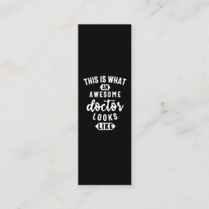 This Is What An Awesome Doctor Looks Like Loyalty Card