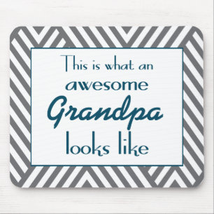 This Is What An Awesome Grandpa Looks Like Mouse Mat