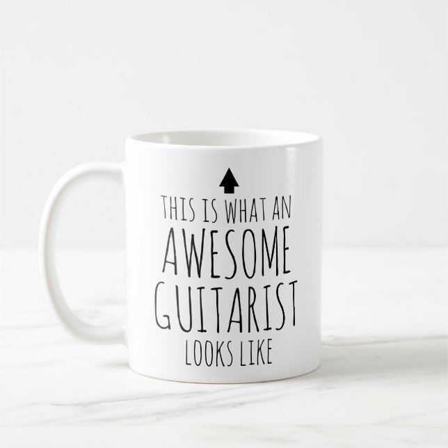 This is What an Awesome Guitarist Looks Like Coffee Mug (Left)