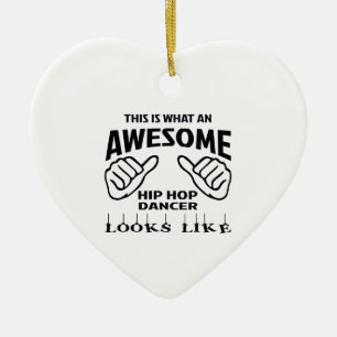 This is what an awesome Hip Hop Dance looks like Ceramic Tree Decoration