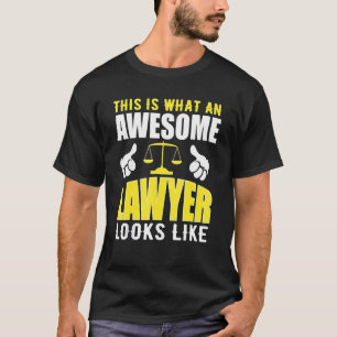 This Is What An Awesome Lawyer Looks Like  Vintage T-Shirt