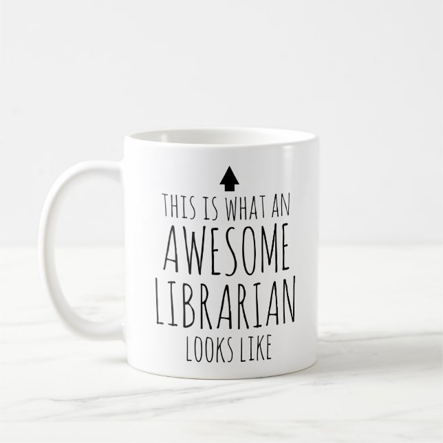 This is What an Awesome Librarian Looks Like Coffee Mug (Left)