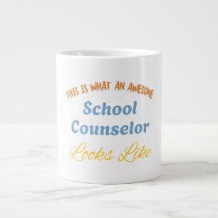 This Is What An Awesome School Counsellor Large Coffee Mug