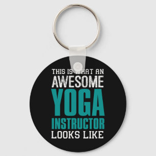 This Is What An Awesome Yoga Instructor Looks Teac Key Ring