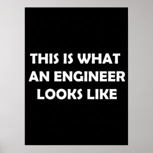 This is What an Engineer Looks Like Poster