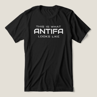 This is what ANTIFA looks like T-shirt Tri-Blend Shirt