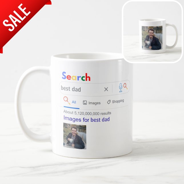 This is what the world's BEST DAD Looks Like PHOTO Coffee Mug (Creator Uploaded)